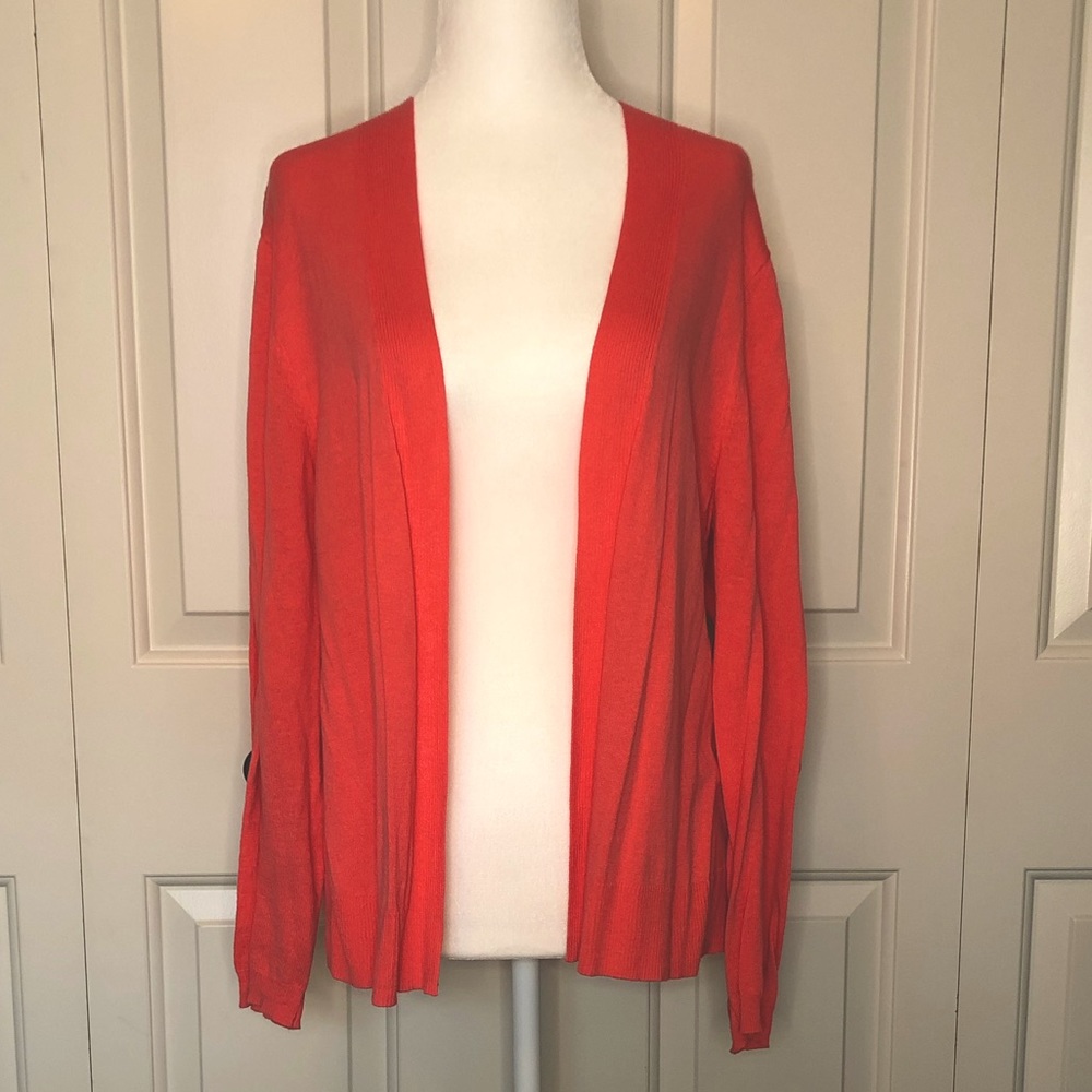 Old Navy Coral Open Front Cardigan Petite Sweater